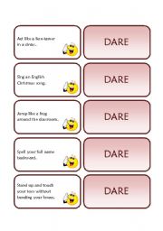 Dare Cards