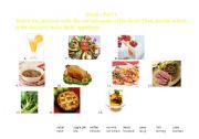 English worksheet: Food worksheet