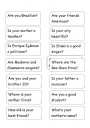 English Worksheet: To be - Conversation   To be - Conversation