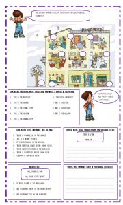 English Worksheet: the house