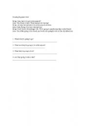 English worksheet: Reading