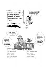 English Worksheet: Collective Nouns Worksheet