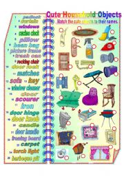 Cute Household Objects **fully editable