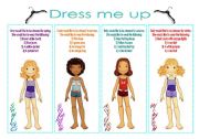 English Worksheet: Dress me up