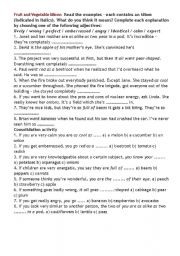 English Worksheet: Teaching idioms