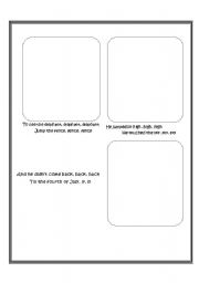 English worksheet: Miss Mary Mack