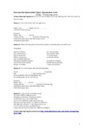 English Worksheet: Waving Flag Listening/Speaking Exercises