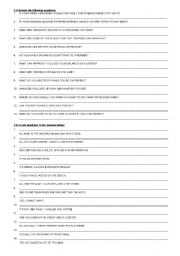 English Worksheet: CCLS - OM2 - Mid Exam Review