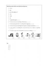 English Worksheet: ways of looking