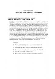 English worksheet: Crisis Intervention