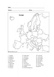 English Worksheet: EU worksheet