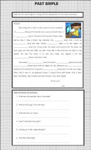 English Worksheet: Past Simple