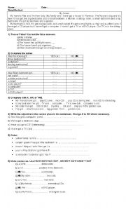 English Worksheet: HAVE GOT- TEST