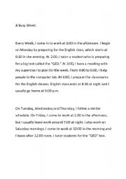 English worksheet: 