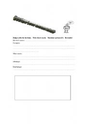 English worksheet: Design a robot for the future! 