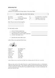 English Worksheet: practice