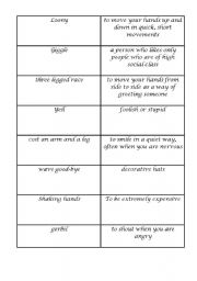 English worksheet: Samantha the Snob-Vocabulary