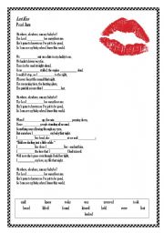 English Worksheet: Last Kiss - Pearl Jam