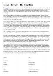 English Worksheet: Moon - Film by Jason Duncan