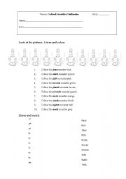 English worksheet: Ordinal Numbers