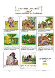 English Worksheet: The Three Little Pigs