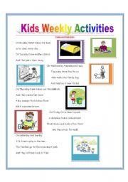 Kids Weekly Activites