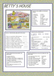 English Worksheet: BETTYS HOUSE