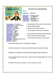 English Worksheet: The Secret Life of Walter Mitty