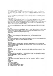 English Worksheet: poetry