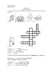 English Worksheet: Past tense
