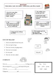 English Worksheet: COMMUNITY