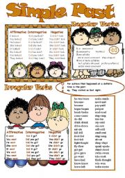 English Worksheet: Simple Past