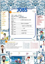 English Worksheet: JOBS