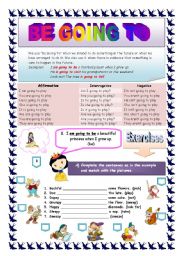 English Worksheet: GOING TO