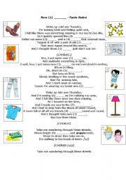 English worksheet: Peolo Nuttini New Shoes