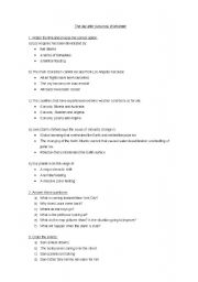 English Worksheet: the day after tomorrow film woksheet