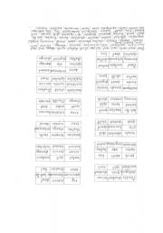 English Worksheet: BingoWordGame