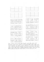 English worksheet: BingoWordGame