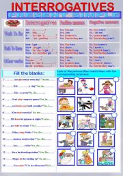 Interrogatives/present simple( varb to be/have /other verbs)+short answers