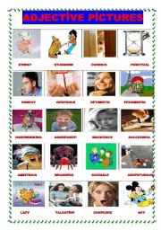 adjective pictures