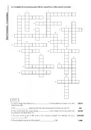 English Worksheet: Word Formation and Rephrasing