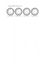 English worksheet: Time