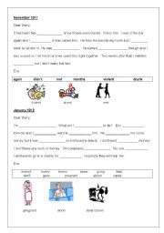 English Worksheet: An Inspector Calls, Eva Smiths Diary (2)