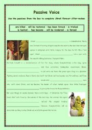 English Worksheet: Passive Voice