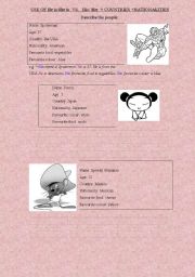 English Worksheet: his / her VS hes / shes