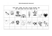 English worksheet: Animals II