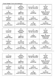 English Worksheet: Present Simple (speaking activity)