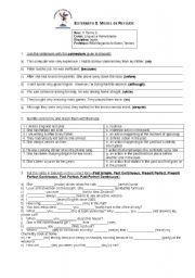 Grammar worksheet