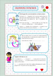 English Worksheet: GRAMMAR EXERCISES