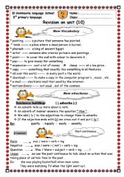 revesion sheet on unit 10 macmillan 3